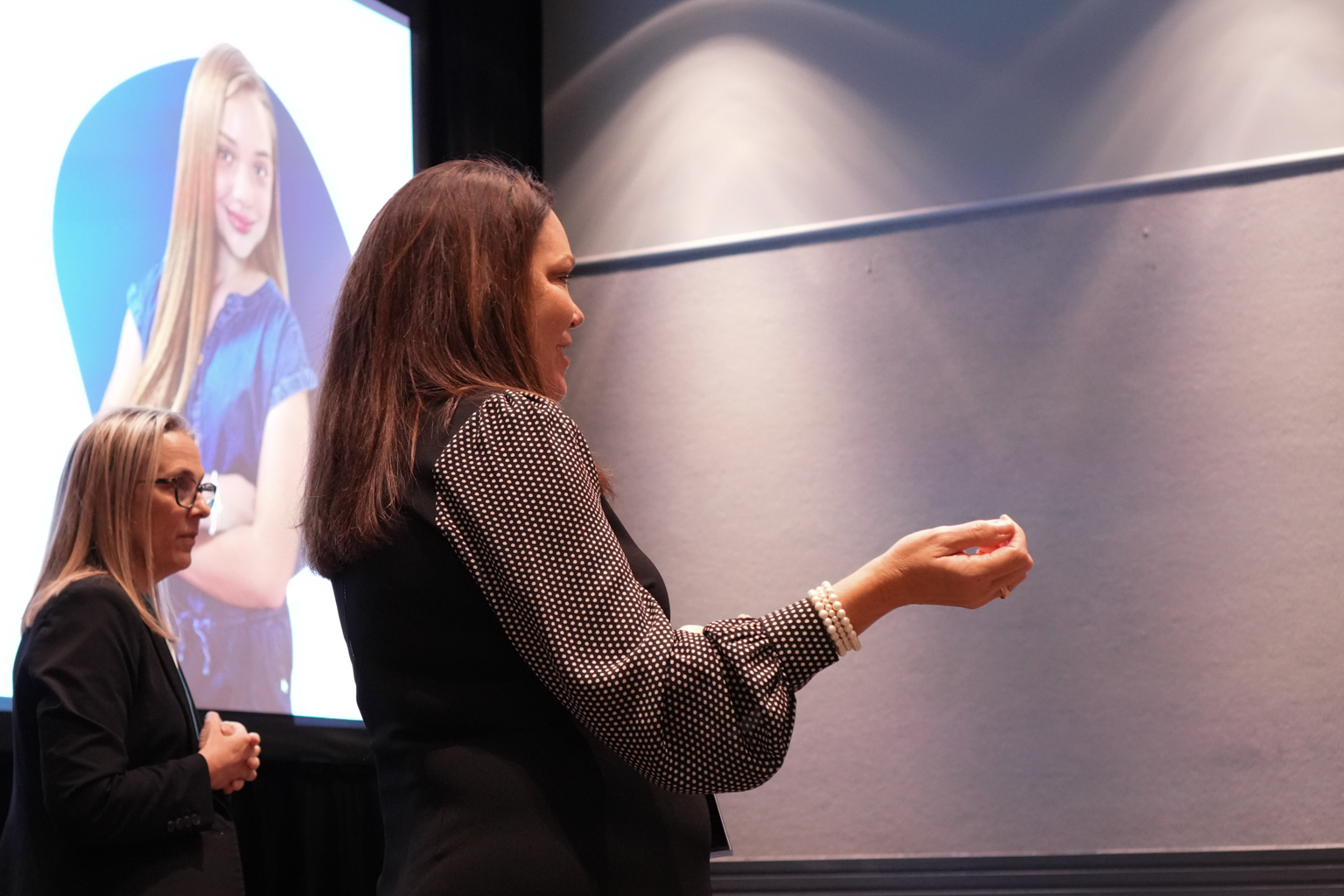 Robin Winder, Chief Academic Officer and Anna Beard, Sr. Manager Academic Integrity, presents at FETC 2024