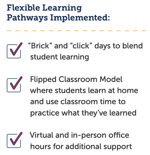 Virtual learning implementation options